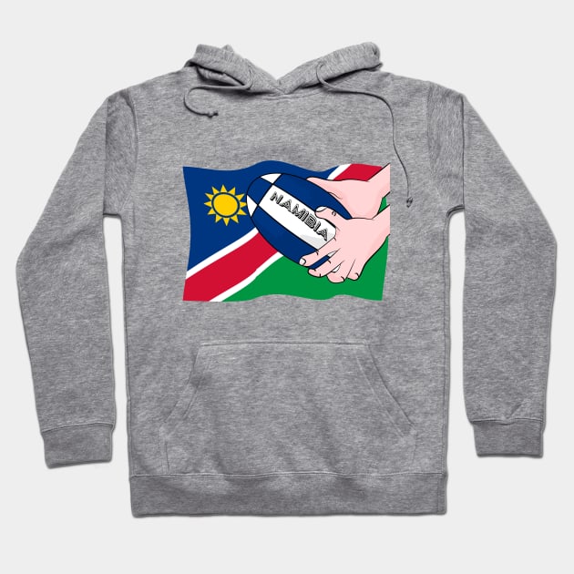 Rugby Namibia Hoodie by mailboxdisco